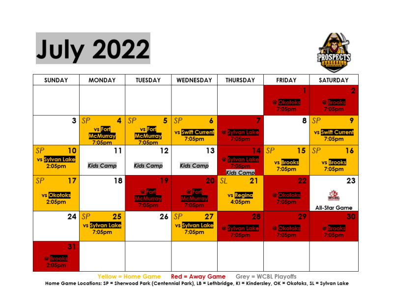 Edmonton Prospects Baseball 2022 Giveaway Modern Mama