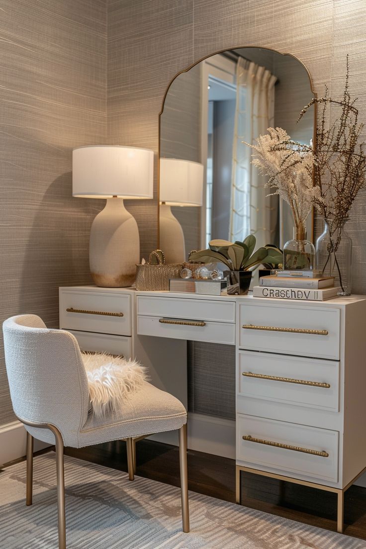 30 Stunning DIY Bedroom Vanity Ideas - Modern Mama