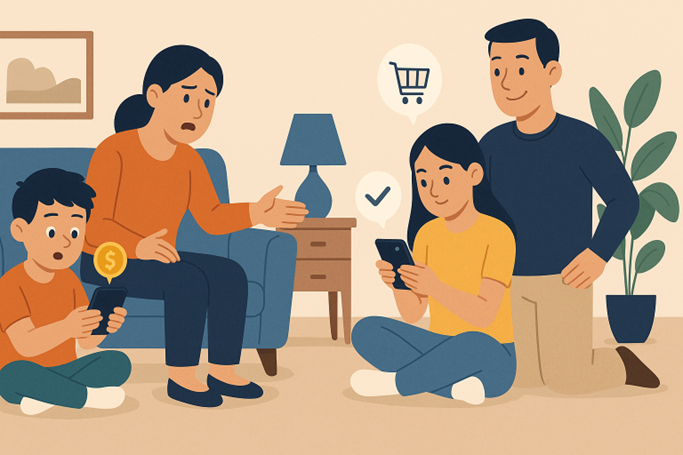 parenting spending habits