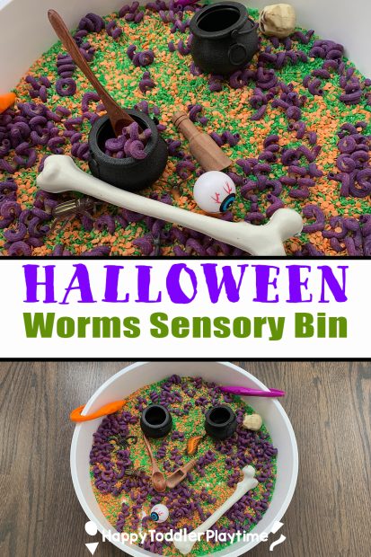 Halloween sensory bin