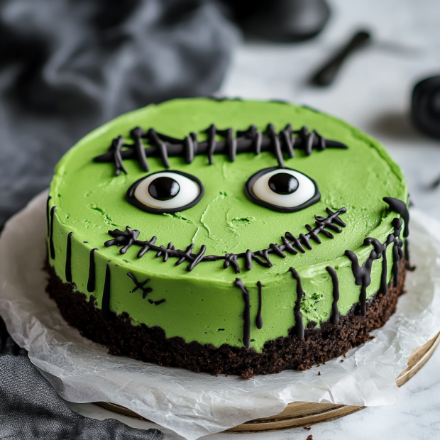 Halloween cheesecake