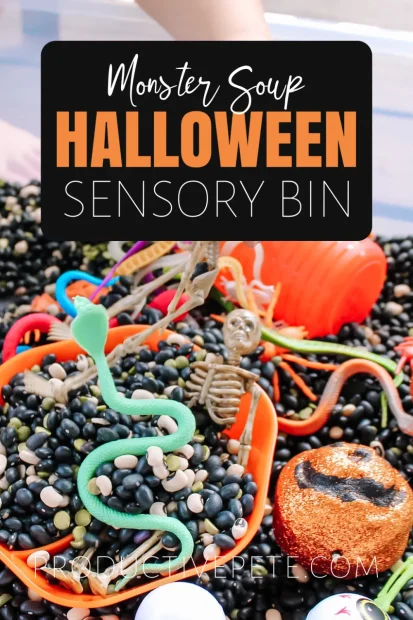 Halloween sensory bin