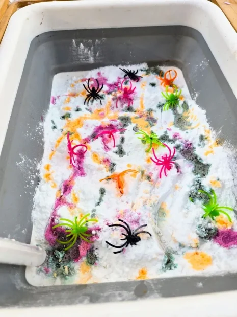 Halloween sensory bin