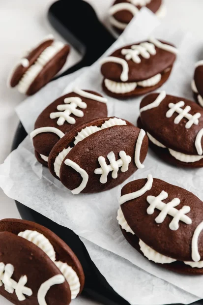 football whoopie pies