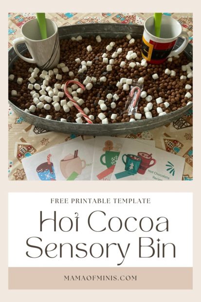 Winter sensory bins