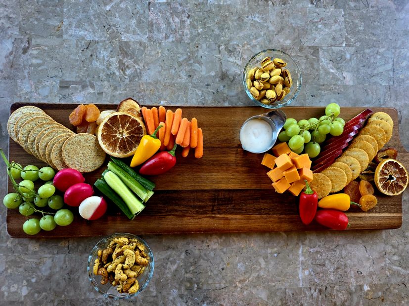 family snack platter